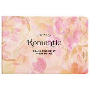 Еженедельник дат. 2027г. А6 64л 160*90 "Romantic" розовый, иск.кожа, интегр.переплет, тисн.фольгой, ляссе, горизонт.карманный, скругл.углы