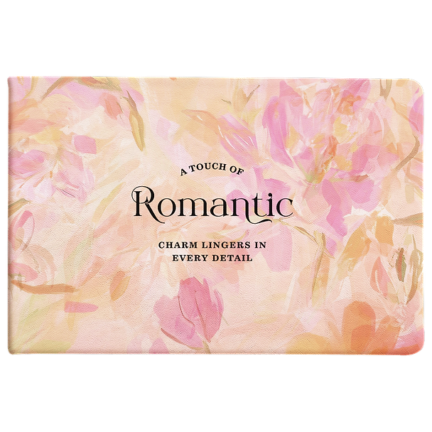 Еженедельник дат. 2027г. А6 64л 160*90 "Romantic" розовый, иск.кожа, интегр.переплет, тисн.фольгой, ляссе, горизонт.карманный, скругл.углы 3172377 — 1