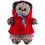 Мягкая игрушка Басик в красной куртке и брюках в клетку (19 см) (Ks19-173) — 2877613 — 1