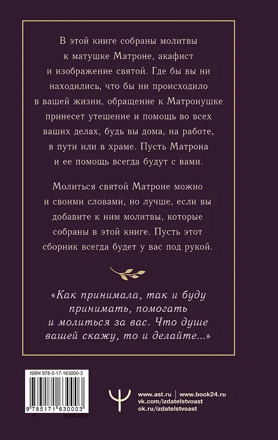 Книга Матрона Московская. Помощь, утешение, защита (Ольга Светлова) — 2