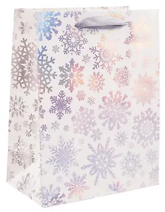 Пакет А5 18*23*10 "Снегопад" НГ, бум.мат.ламинат