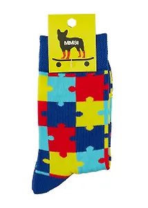 Носки Пазл (высокие) (36-39) (текстиль)