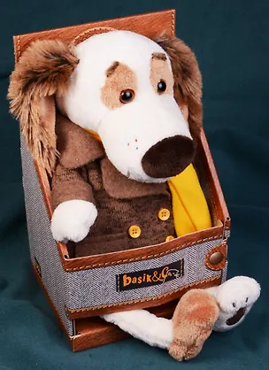 Мягкая игрушка Такса Бартоломей в пальто (27 см) (Bart27-004) 2592053