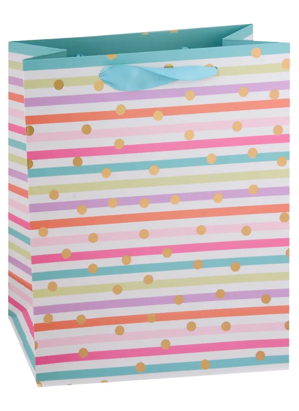 Пакет А4 32*26*12 "Bright stripes" нейтр. бум.мат 2928206 — 1