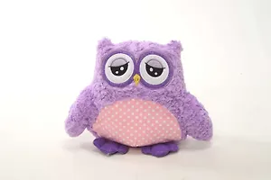 Игрушка мягкая, Совиные настроения, 35см, фиолетовая