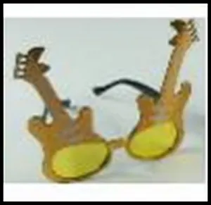 Карнавальные очки "Гитара" из пластика, арт. 24984/10 (15.2*14.5*13.2 см)