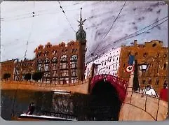Магнит 50х70 Красный мост 3011705 — 1