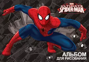 Альбом для рисования 20л А4 "Spider-man" скрепка, выб.УФ-лак, фольга, Disney — 225347 — 1