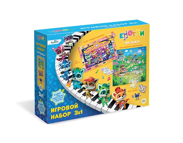 Игровой набор «Енотки. Музыка» 3в1, Origami 2966364 — 1