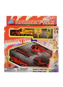 Набор из 5-ти единиц техники металл с аксесс. в ассорт. (201927) (113047) (3+) (упаковка) (в кор. 2х72наб.)