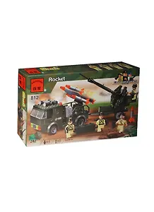 Конструктор пласт. Военная техника с аксесс. (BRICK812) (162005) (242дет.) (6+) (коробка) (в кор. 36шт)