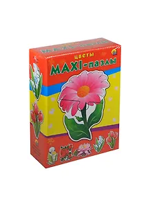 Макси-пазлы Цветы (ПМ-1815) (6 картинок) (Рыжий кот) (3+)