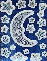 Волшебные, светящиеся наклейки: Сверкающие звезды