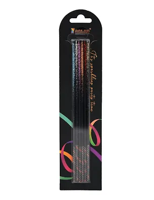 Набор свечей для торта Black Mix (разноцветные) (6шт) (15см) (12-7color-candle_23) 3106247