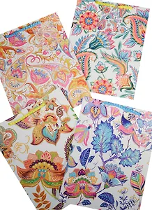 Пакет подарочный бумажный А5 23*18*10 "Народные узоры", жен., мат. ламинат, Kairui