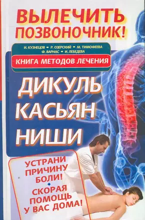 Вылечить позвоночник! Книга методов лечения: Дикуль, Касьян, Ниши — 2272670 — 1