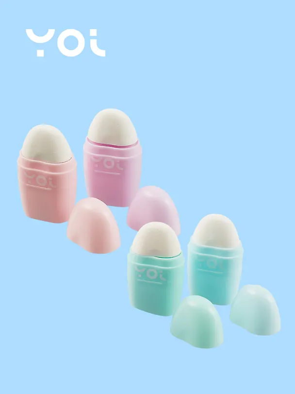 Точилка «Pastel», 1 отверстие, пластик, Yoi, с ластиком, в ассортименте 3020185 — 3