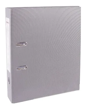 Папка архивная 70мм А4 серая, бумвинил, прозр.карман, GoodMark 3076356