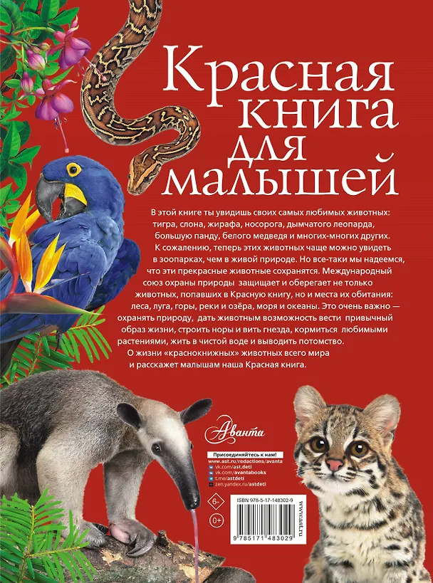 Книга Красная книга для малышей (Владимир Бабенко) — 2
