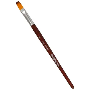 Синтетическая кисть, плоская, № 6