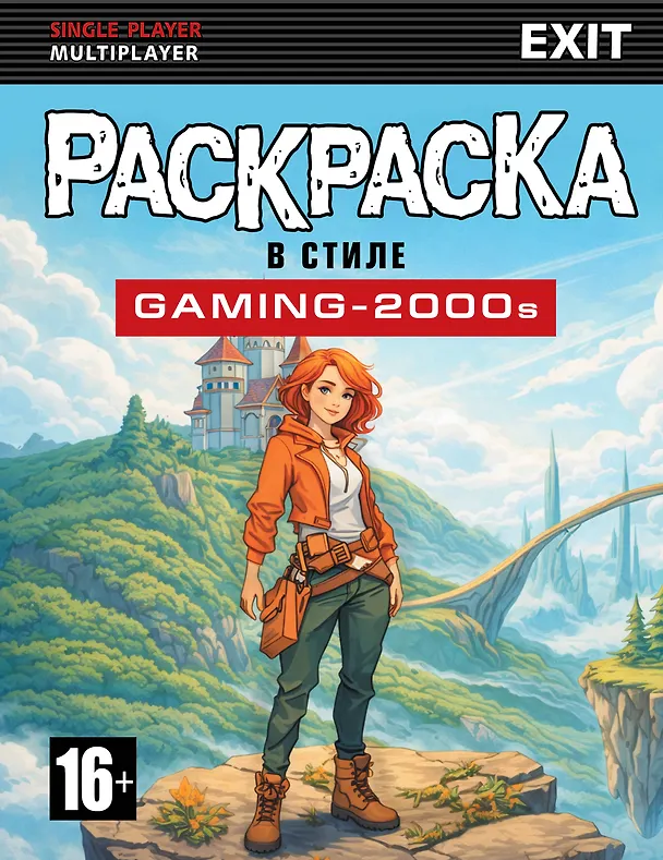 Книга Раскраска в стиле GAMING-2000s () — 1