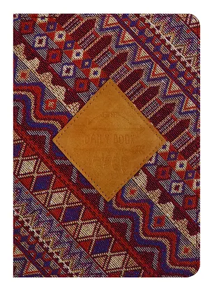 Ежедневник недат. А5 96л 90*160 "Folk" бордовая, съем.обл. из ткани, декор.нашивка, In Folio 248570
