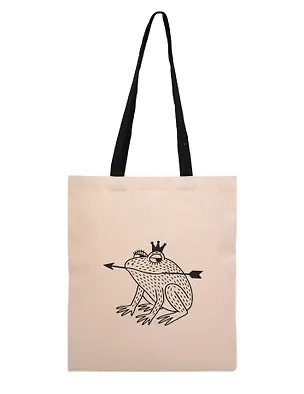 Сумка-шоппер From Russia with love One kiss, one princess Лягушка (текстиль) (40х32) (СК2025-312) 3122954