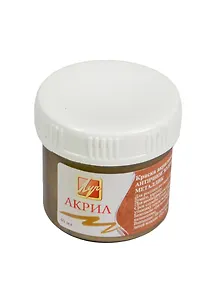 Краска акриловая Античное золото металлик, 40мл, Луч