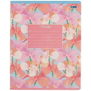 Тетрадь в линейку BG, Pastel Flowers Soft, 24 листа, в ассортименте