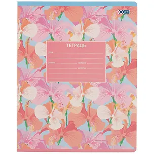 Тетрадь в линейку BG, Pastel Flowers Soft, 24 листа, в ассортименте 251614