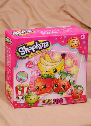 Пазл, Оригами, 100эл 220*220мм Shopkins Веселимся вместе 02973 — 2587175 — 1