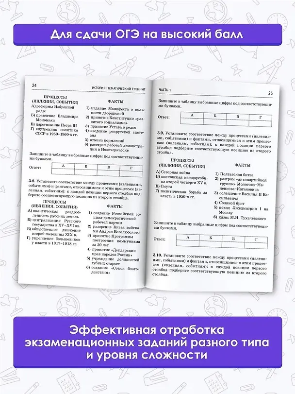 Книга ОГЭ. История. Тематический тренинг для подготовки к основному государственному экзамену (Надежда Крицкая, Ольга Мельникова, Игорь Артасов) — 5