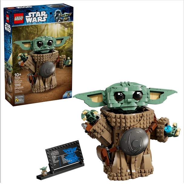 75446 Конструктор детский LEGO Star Wars Грогу (подмастерье Мандалорца), 1200 деталей, возраст 10+ 3181322 — 1