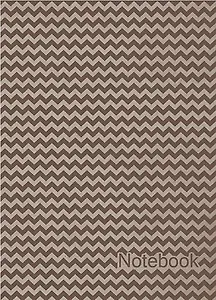 Записная книжка, Феникс+, А6 (98*135мм) 200л. Notebook Зигзаги тверд. обл. с порол. выбор.лак 42672