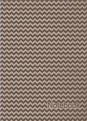 Записная книжка, Феникс+, А6 (98*135мм) 200л. Notebook Зигзаги тверд. обл. с порол. выбор.лак 42672 327386