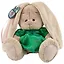 Игрушка мягкая Budi Basa, Зайка Ми в зеленом платье с бабочкой (малый), 15см — 2682830 — 1
