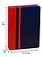 Ежедневник недат. А5 160л "Сариф" синий/"Сариф" красный, кожзам, ляссе, Escalada — 241451 — 3