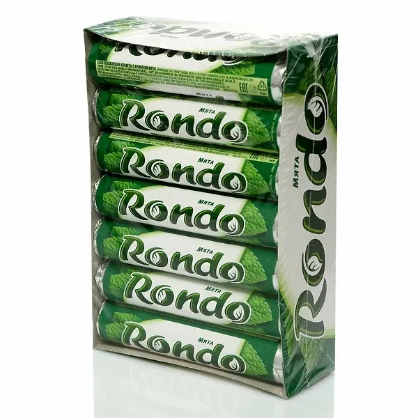 Мятные конфеты с сахаром Rondo Мята, 30г 3009281 — 1