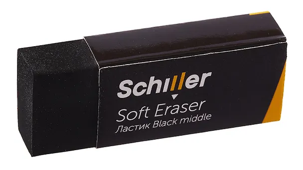 Ластик «Black middle», Schiller 3020181 — 2
