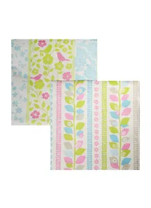 Набор салфеток для декупажа Нежная полоска, бирюзовый/Дорожка, бирюзовый (1208-14109/1208-1410