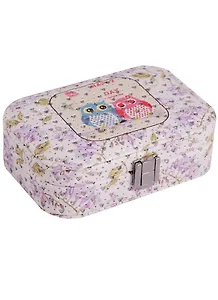 Шкатулка Совы для драгоценностей (5х14х10) (кожзам) (7333017)