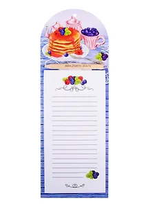 Блок для записей на магните "Чаепитие", 10 х 28 см, 40 листов