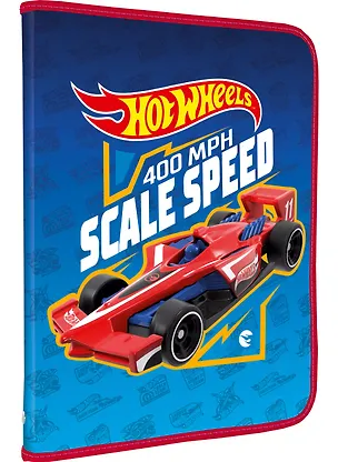 Папка для тетрадей А5 (24*18,5*2,5см) Hot Wheels пластик 346178