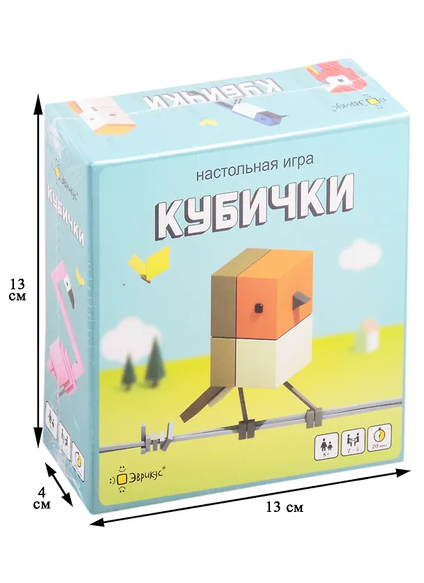 Игра настольная Эврикус Кубички  BG-11039 2827916 — 2