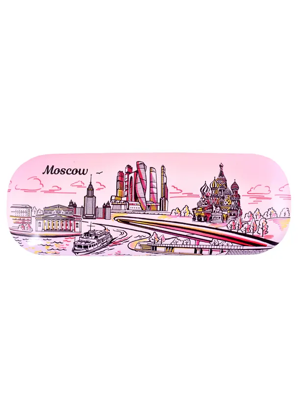 Чехол для очков Москва.Зарядье Москва-сити ХВБ рис. (322-19K42) 2868378 — 3