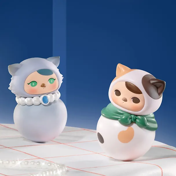 Фигурка коллекционная Pop Mart Pucky Roly-Poly Kitty Series в ассортименте, в непрозрачной Сюрприз-коробке 8х6х6 (67999) 3113103 — 8