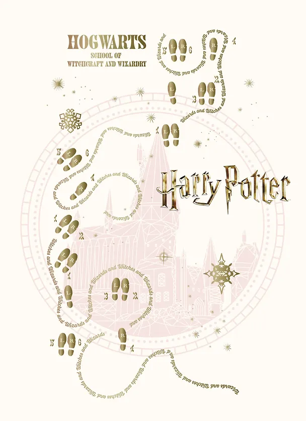 Harry Potter. Блокнот (B5, 32 л., прошитый цветными нитками, тиснение фольгой) 2909718 — 1
