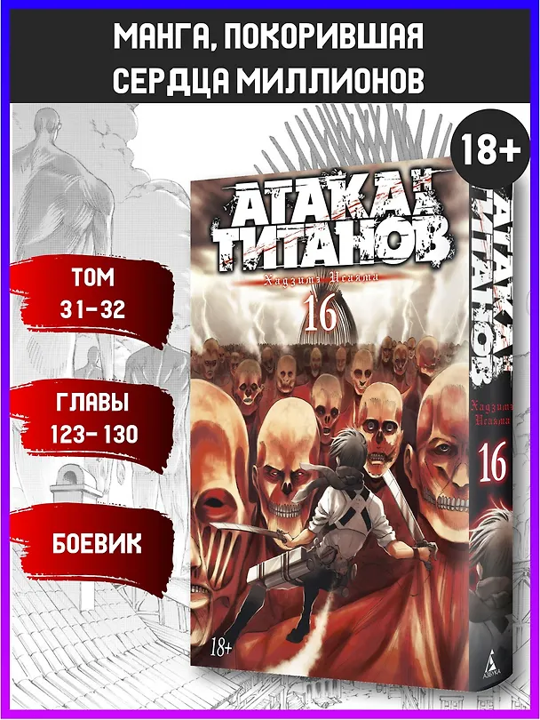 Атака титанов. Книга 16 (Том 31, 32) (Attack on Titan / Атака на титанов / Shingeki no Kyojin). Манга 2841976 — 5