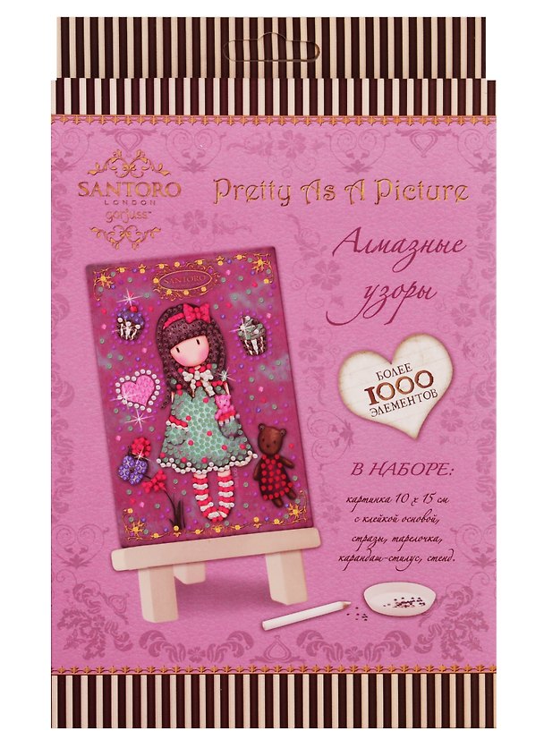 Алмазная мозаика ORIGAMI Santoro Pretty As A Picture 10х15 04741 2770483 — 1