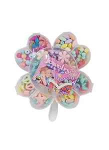 Набор бусинок Цветок 154гр, микс цветов в пластиковой коробке 11092300